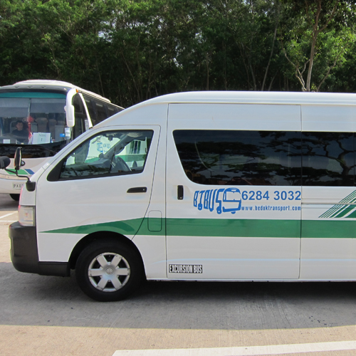 13 seater excursion bus rental